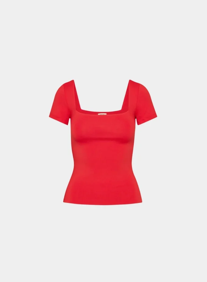 Original Contour T-Shirt mit quadratischem Ausschnitt Original Contour T-Shirt mit quadratischem Ausschnitt