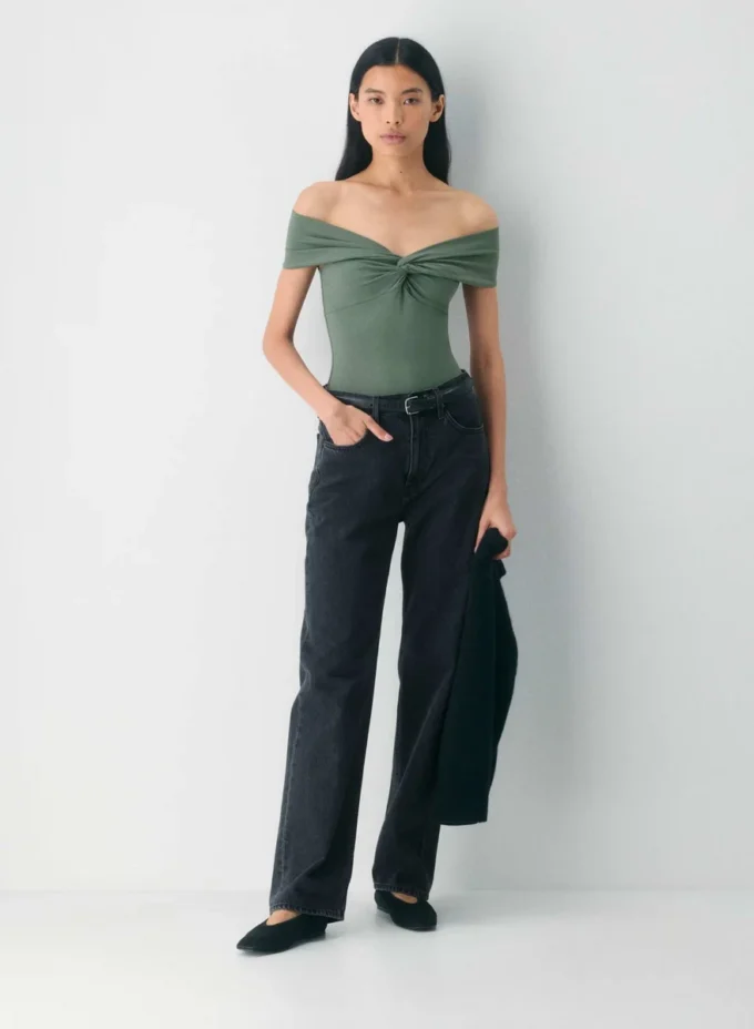 Original Contour Twist Off-Shoulder-Top Original Contour Twist Off-Shoulder-Top