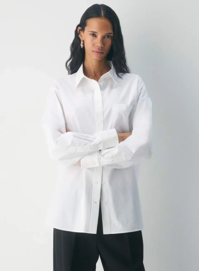 Outro Oversized Poplin Shirt Outro Oversized Poplin Shirt