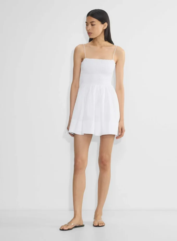 Peachy Poplin-Kleid