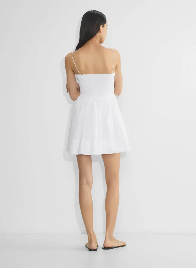 Peachy Poplin-Kleid