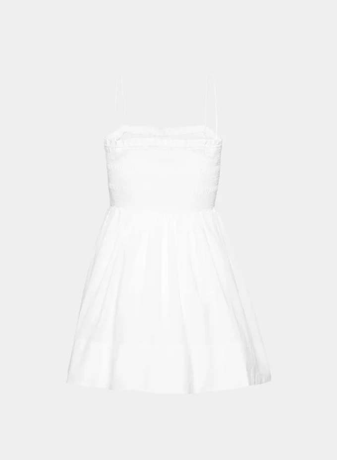 Peachy Poplin-Kleid