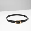 Perennial Solid Brass Leather Belt Perennial Solid Brass Leather Belt