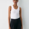 Plissierte Mini-Shorts