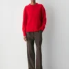 Plüschiger Oversize-Pullover aus Kaschmir