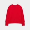 Plüschiger Oversize-Pullover aus Kaschmir