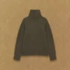 Plüschkaschmir Oversized-Rollkragenpullover