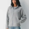 Polartec® Thermal Pro™ Raglan-Pullover mit Stehkragen und Reißverschluss