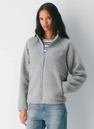 Polartec® Thermal Pro™ Raglan-Pullover mit Stehkragen und Reißverschluss
