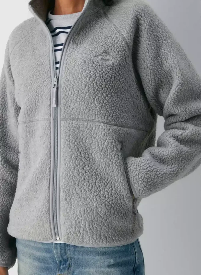 Polartec® Thermal Pro™ Raglan-Pullover mit Stehkragen und Reißverschluss