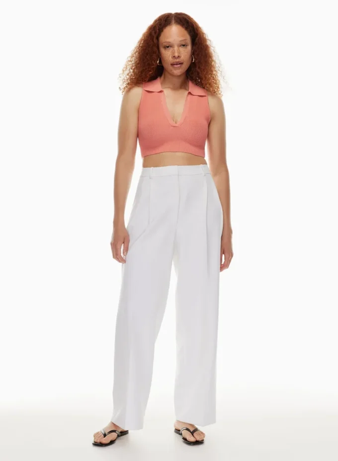 Sculpt Knit Polo Top Sculpt Knit Polo Top