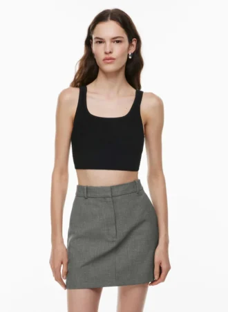 Sculpt Knit Tanktop mit quadratischem Ausschnitt