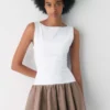 Segment Popeline-Kleid Segment Popeline-Kleid