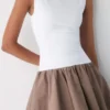 Segment Popeline-Kleid Segment Popeline-Kleid
