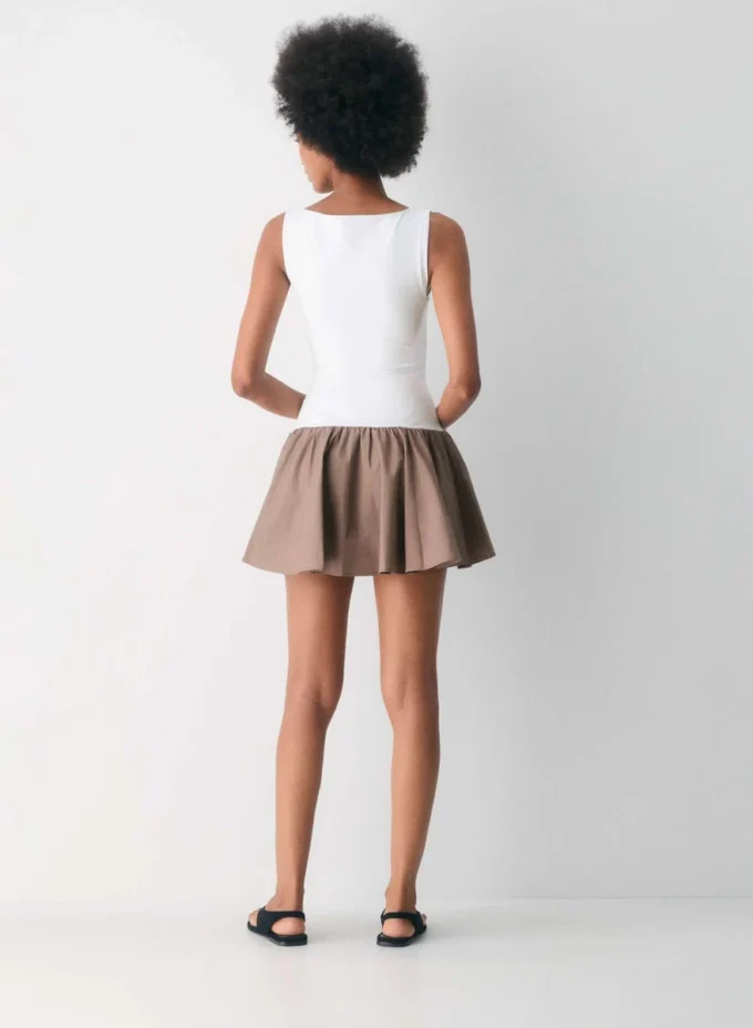 Segment Popeline-Kleid Segment Popeline-Kleid