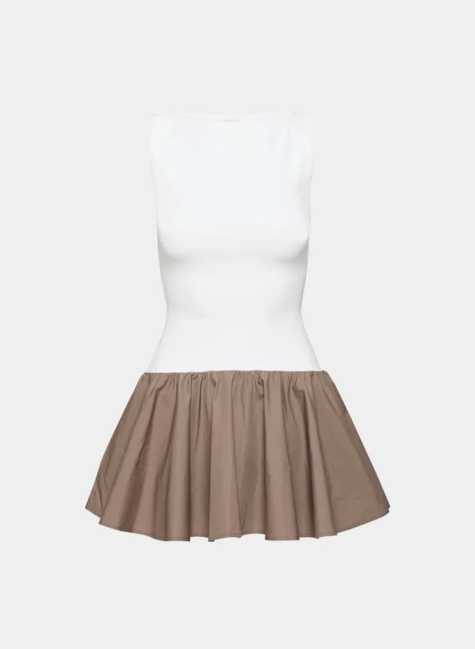 Segment Popeline-Kleid Segment Popeline-Kleid