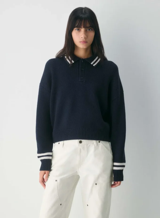 Sideline Polo Sweater