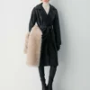 Silva Leder-Trenchcoat