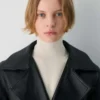 Silva Leder-Trenchcoat