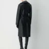 Silva Leder-Trenchcoat