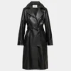 Silva Leder-Trenchcoat