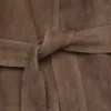 Silva Wildleder-Trenchcoat