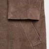 Silva Wildleder-Trenchcoat