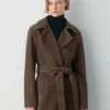 Silva Wildleder-Trenchcoat