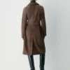 Silva Wildleder-Trenchcoat