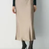 Slip Satin Maxi Rock Slip Satin Maxi Rock