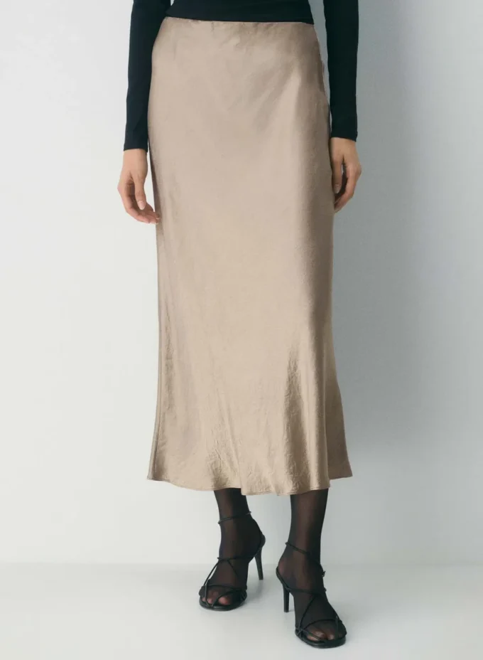 Slip Satin Maxi Rock Slip Satin Maxi Rock