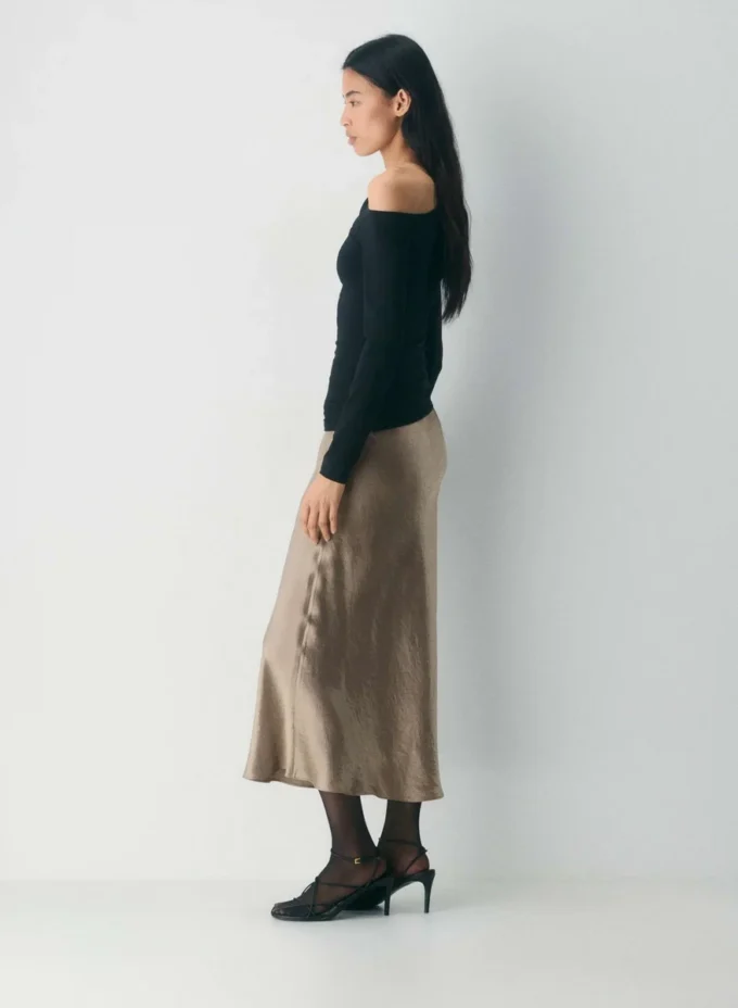 Slip Satin Maxi Rock Slip Satin Maxi Rock