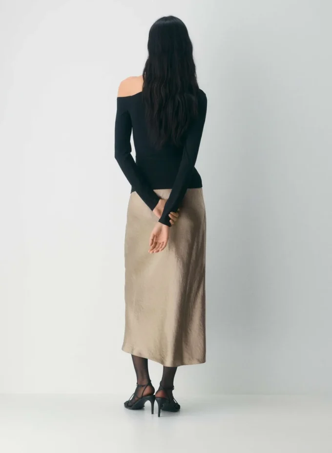 Slip Satin Maxi Rock Slip Satin Maxi Rock