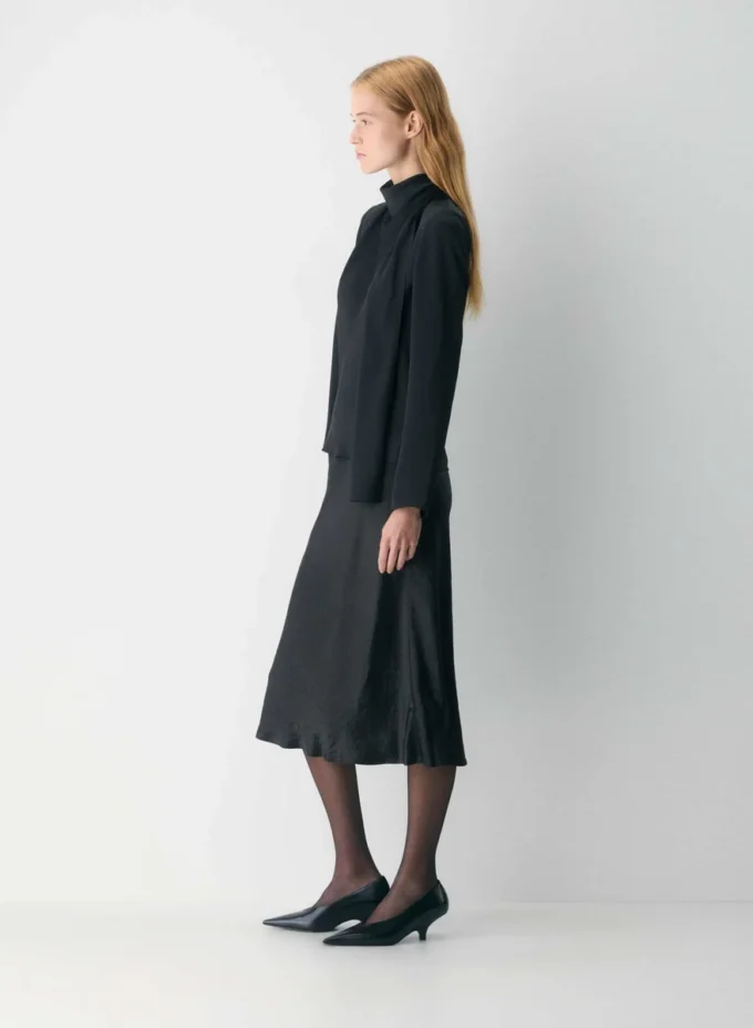 Slip-Satin-Midirock Slip-Satin-Midirock