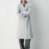 Slouchy-Mütze aus Kaschmir-Rippstrick