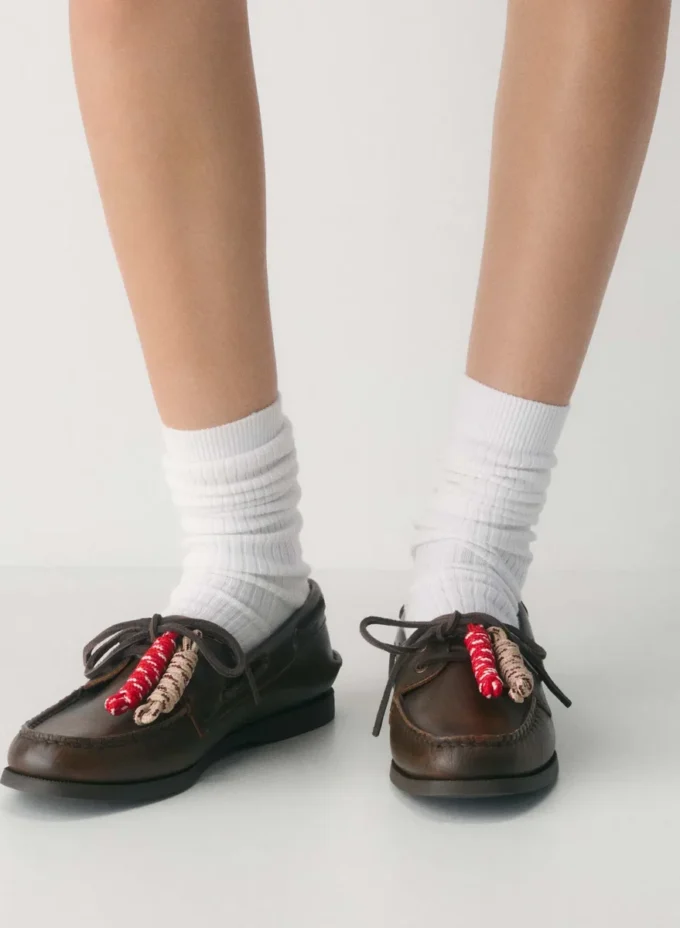 Sperry x Aritzia AO Bootsschuh – Glattleder
