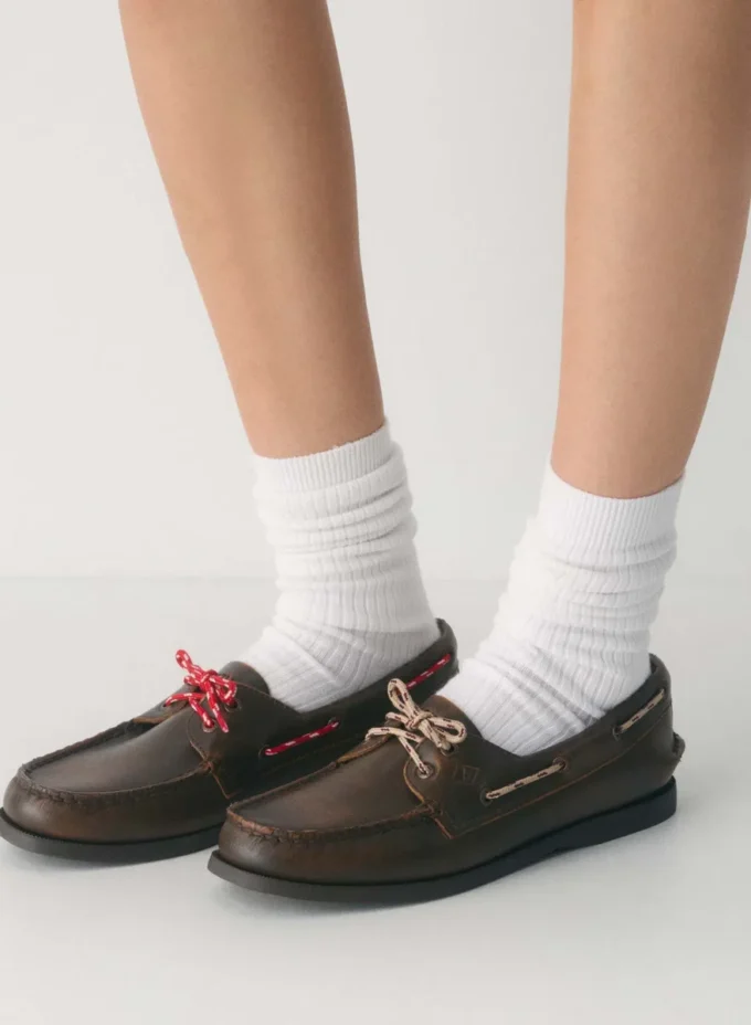 Sperry x Aritzia AO Bootsschuh – Glattleder