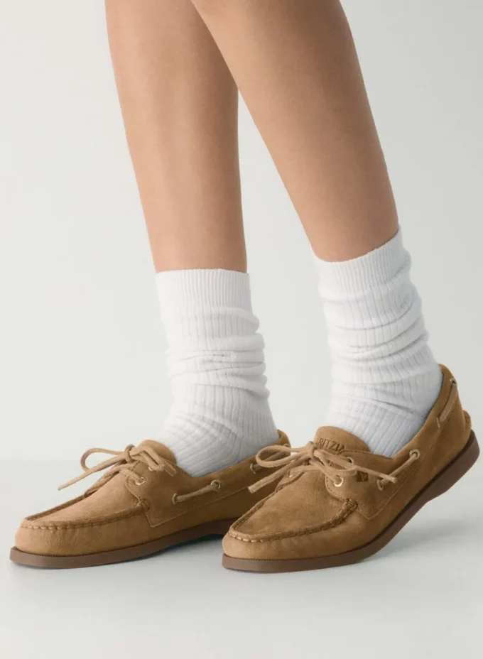 Sperry x Aritzia AO Bootsschuh – Nubukleder