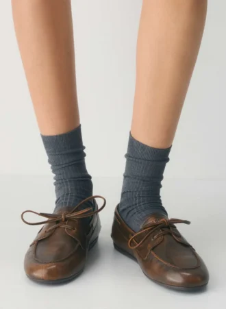 Sperry x Aritzia Slim Bootsschuh – Glattleder