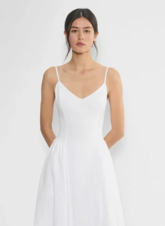 Technik Leinenkleid