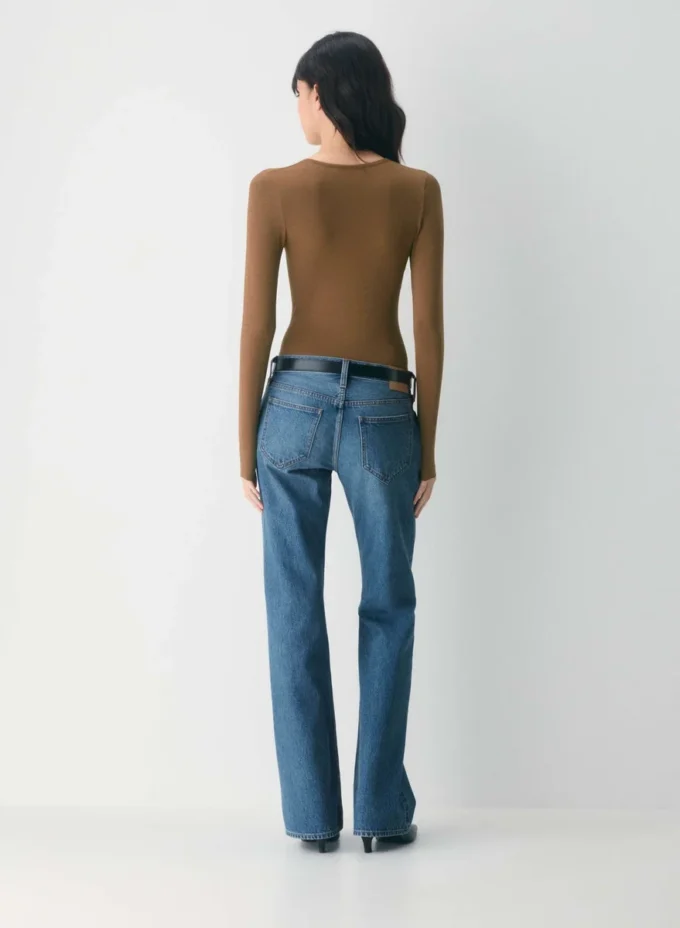 Weicher, nahtloser Lapis-Bodysuit Weicher, nahtloser Lapis-Bodysuit