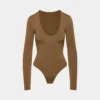 Weicher, nahtloser Lapis-Bodysuit Weicher, nahtloser Lapis-Bodysuit