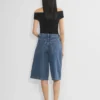 Werbung Denim-Shorts unterhalb des Knies Werbung Denim-Shorts unterhalb des Knies