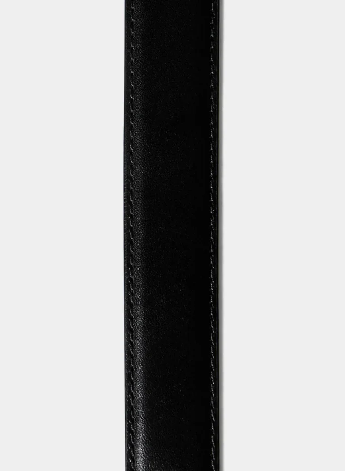 Western-Gürtel aus massivem Messing und Leder