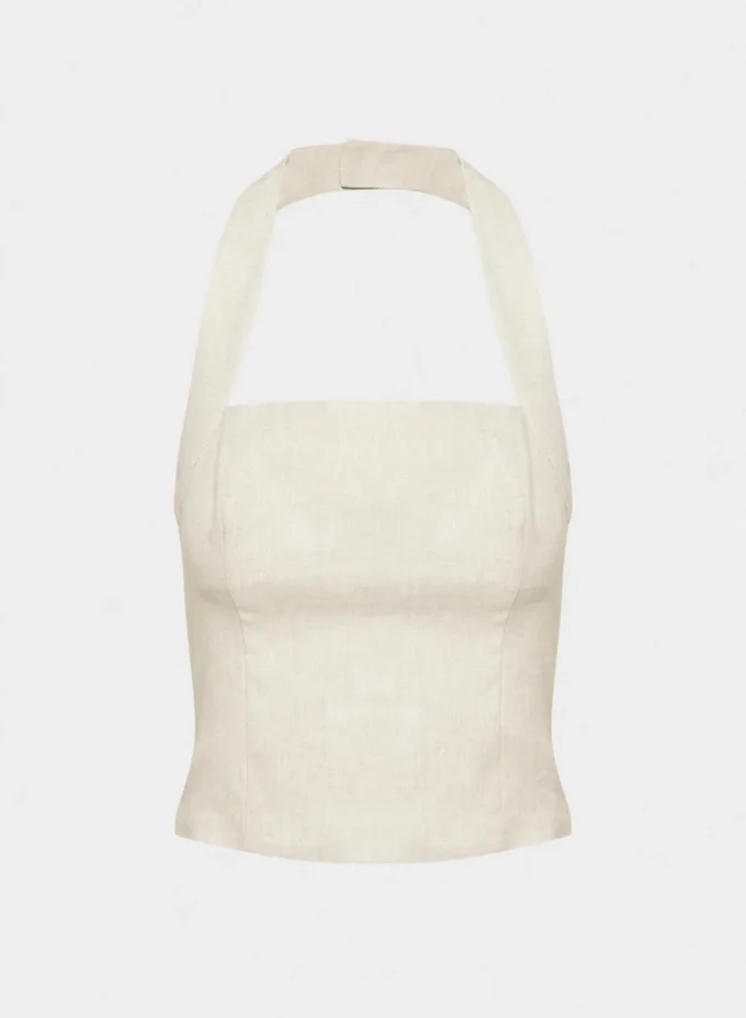 Whisper Leinen-Haltertop